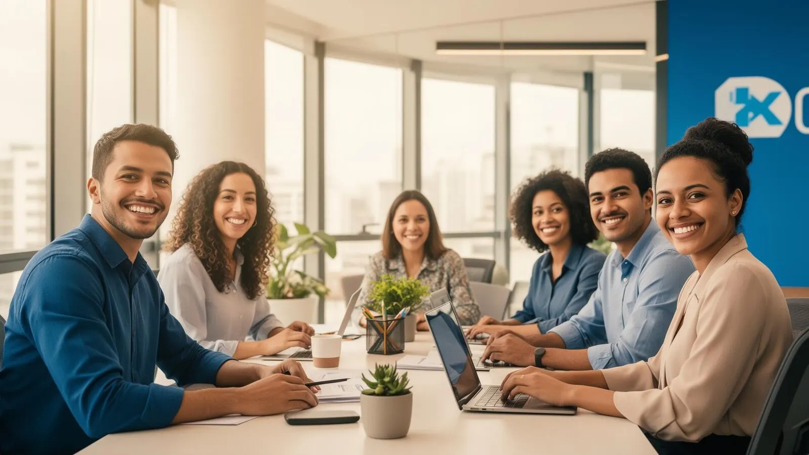 Equipe Guardian Car em ambiente colaborativo